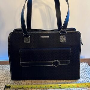 Classic Nine West briefcase style tote